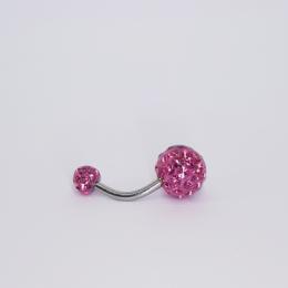 Swarovski köves Köldökpiercing - zilai-na.kp001